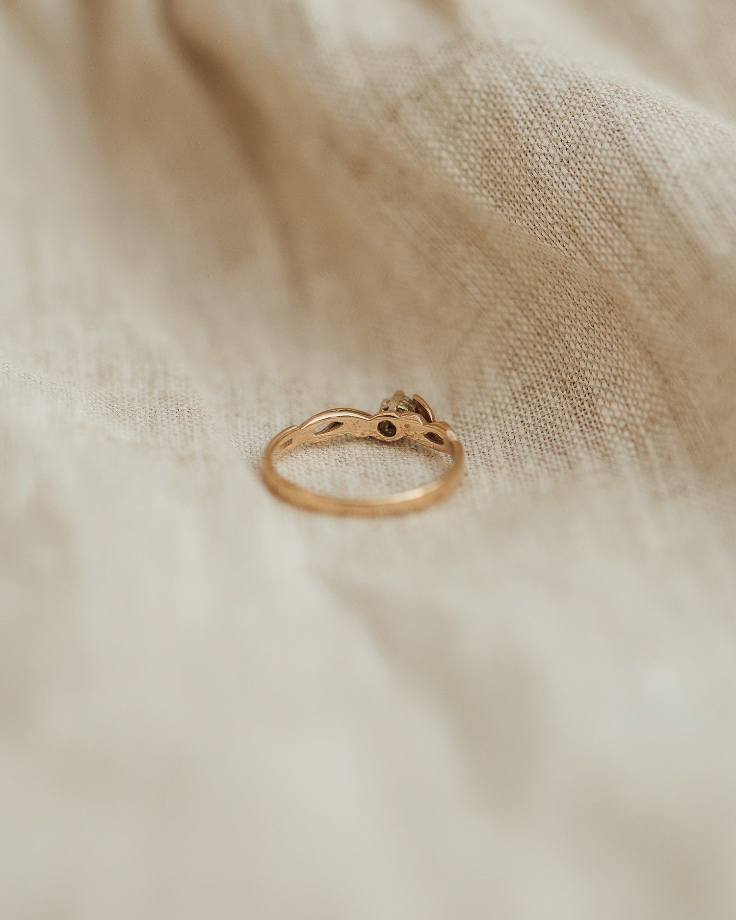 Laurel 9ct Gold Diamond Solitaire Ring