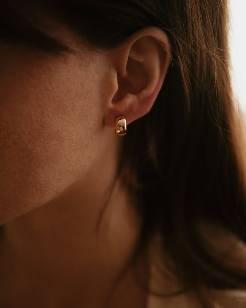 Sylvie Gold Vermeil Hoops