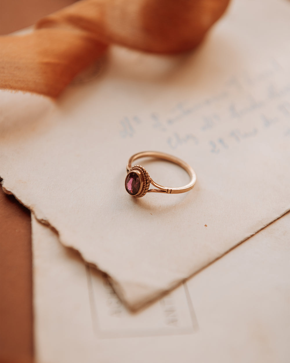 Natalie 9ct Gold Ruby Ring