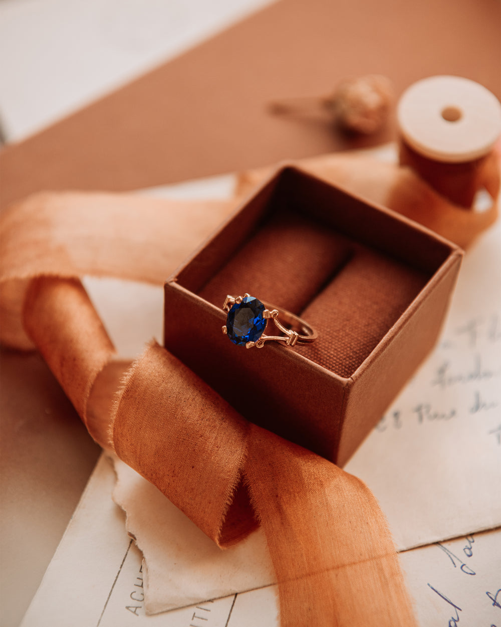 Juniper 9ct Gold Vintage Cocktail Ring