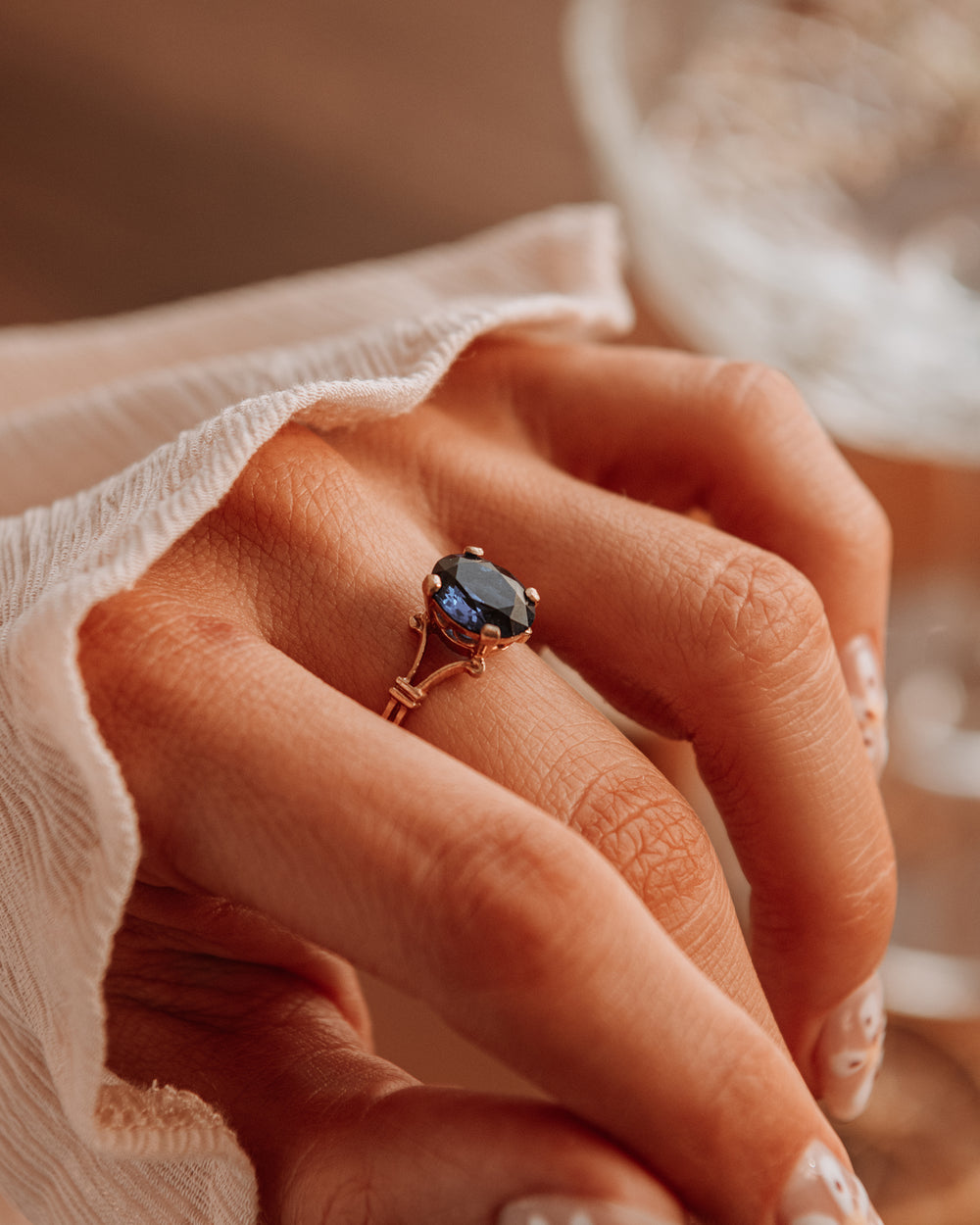 Juniper 9ct Gold Vintage Cocktail Ring