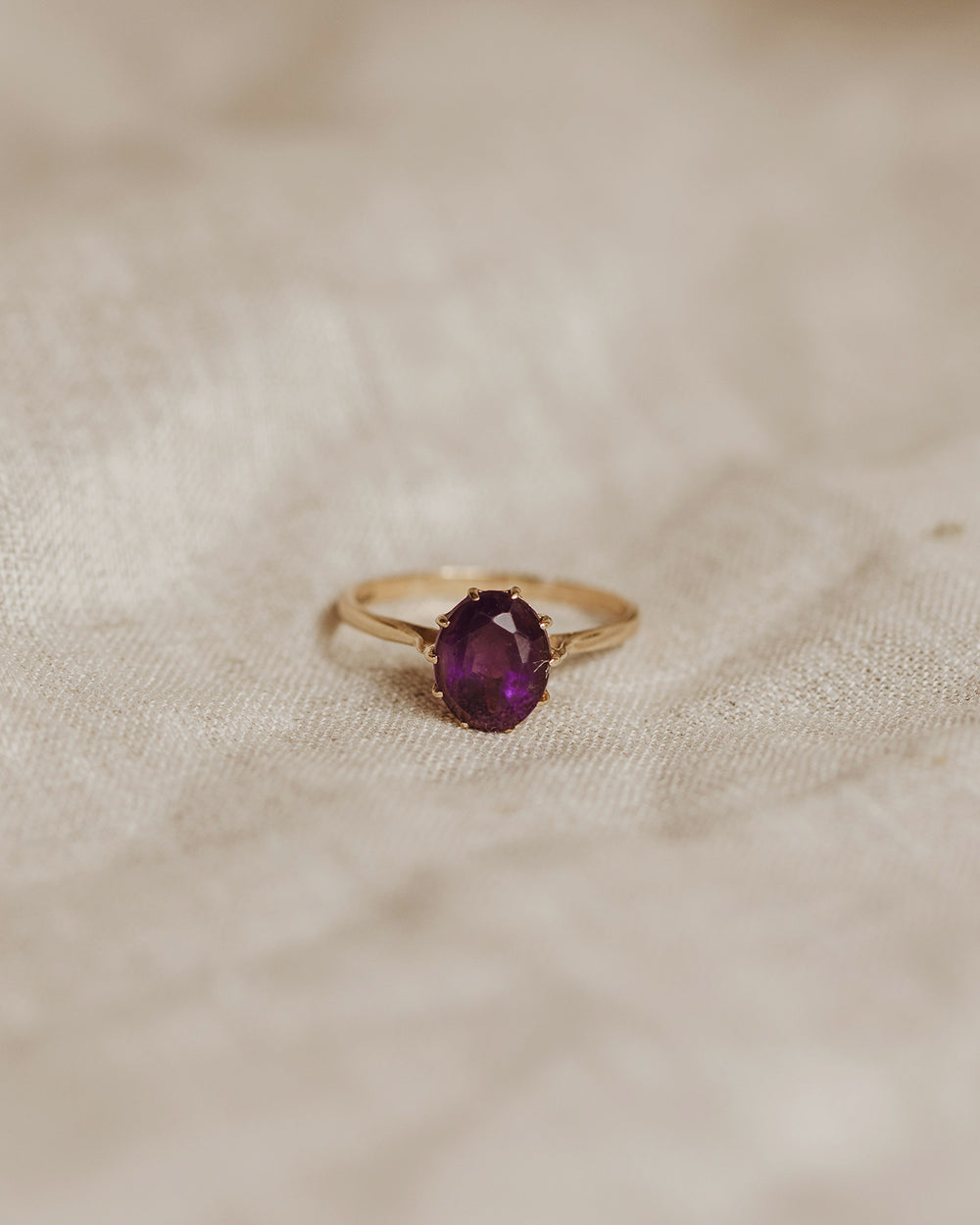 Olga 9ct Gold Amethyst Ring