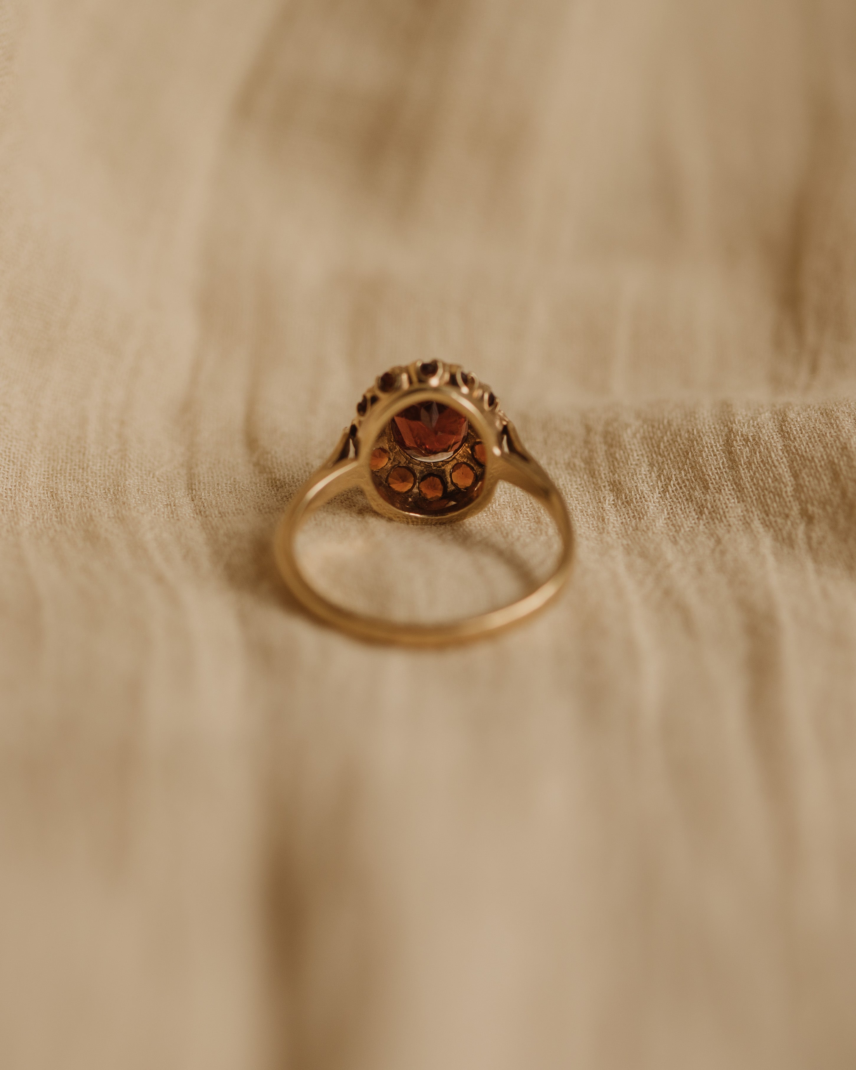 Genevieve 1989 9ct Gold Garnet Ring