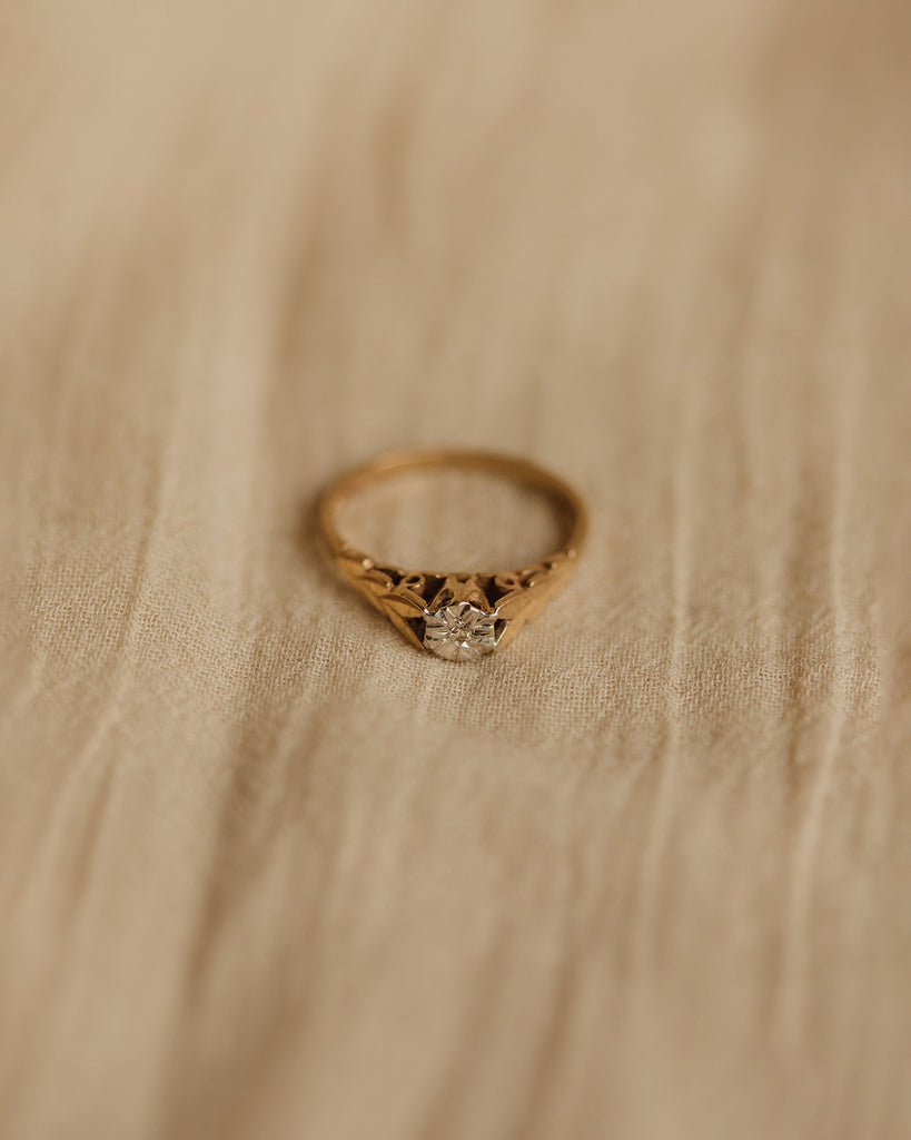 Lucie 1986 9ct Gold Diamond Ring
