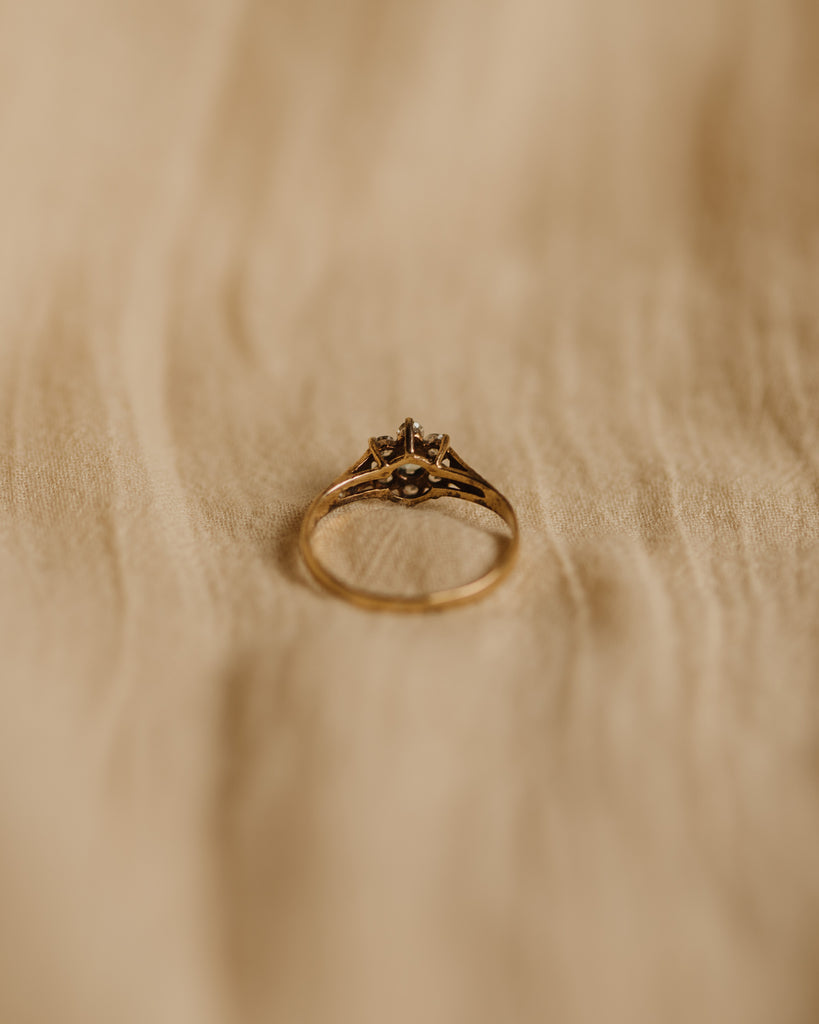 Lydia 1989 9ct Gold Aquamarine Ring