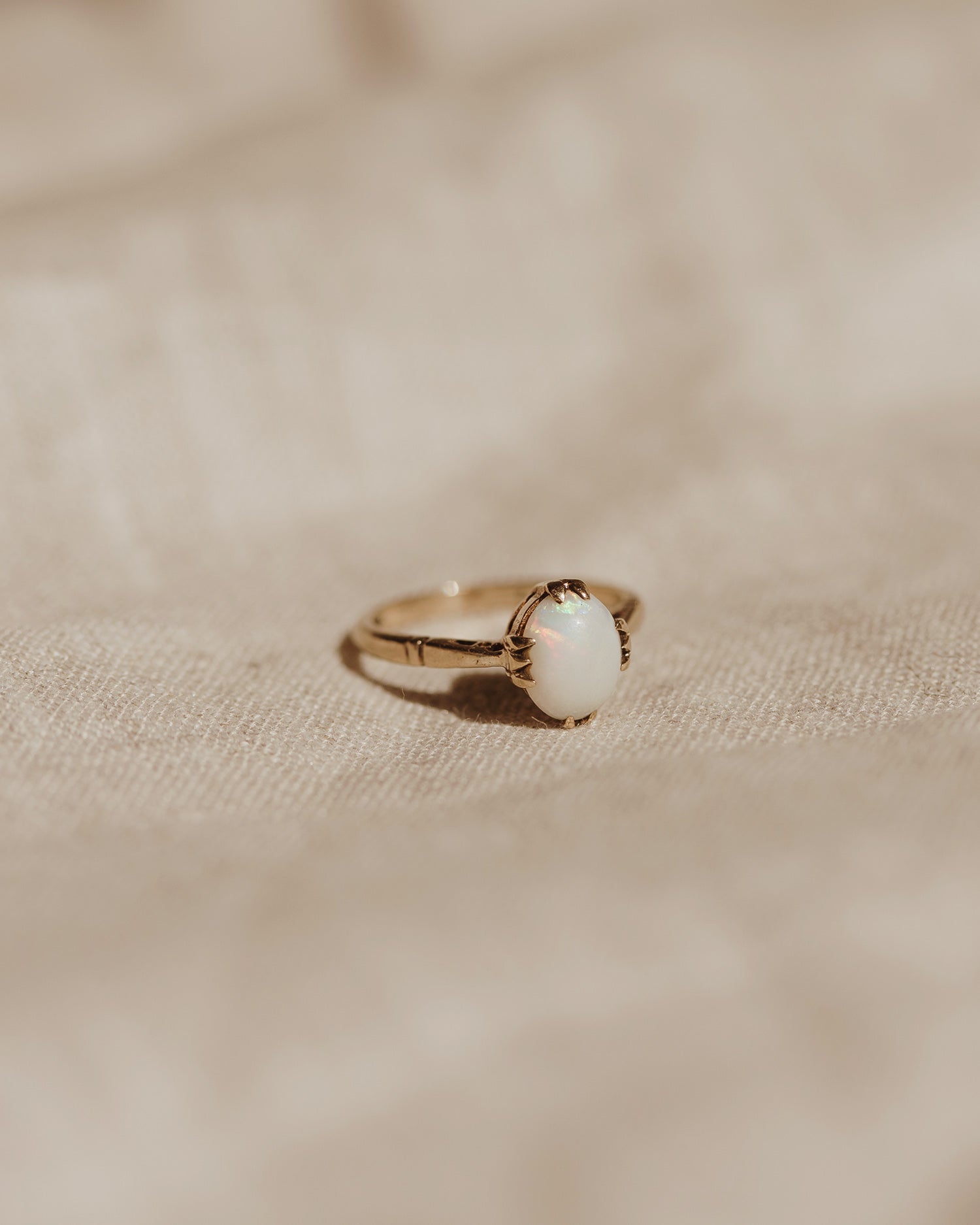 Hazel 9ct Gold Opal Ring