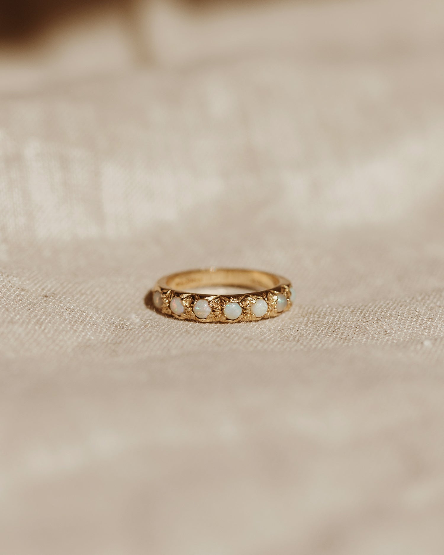 Image of Edith 9ct Gold Opal Ring
