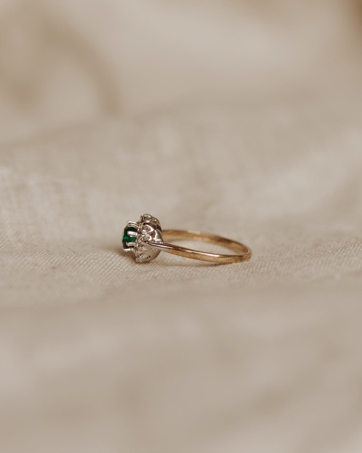 Sadie 9ct Gold Cluster Ring