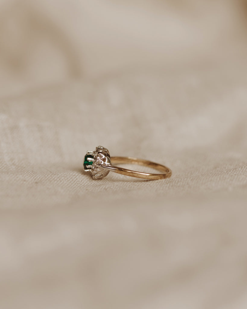 Sadie 9ct Gold Cluster Ring