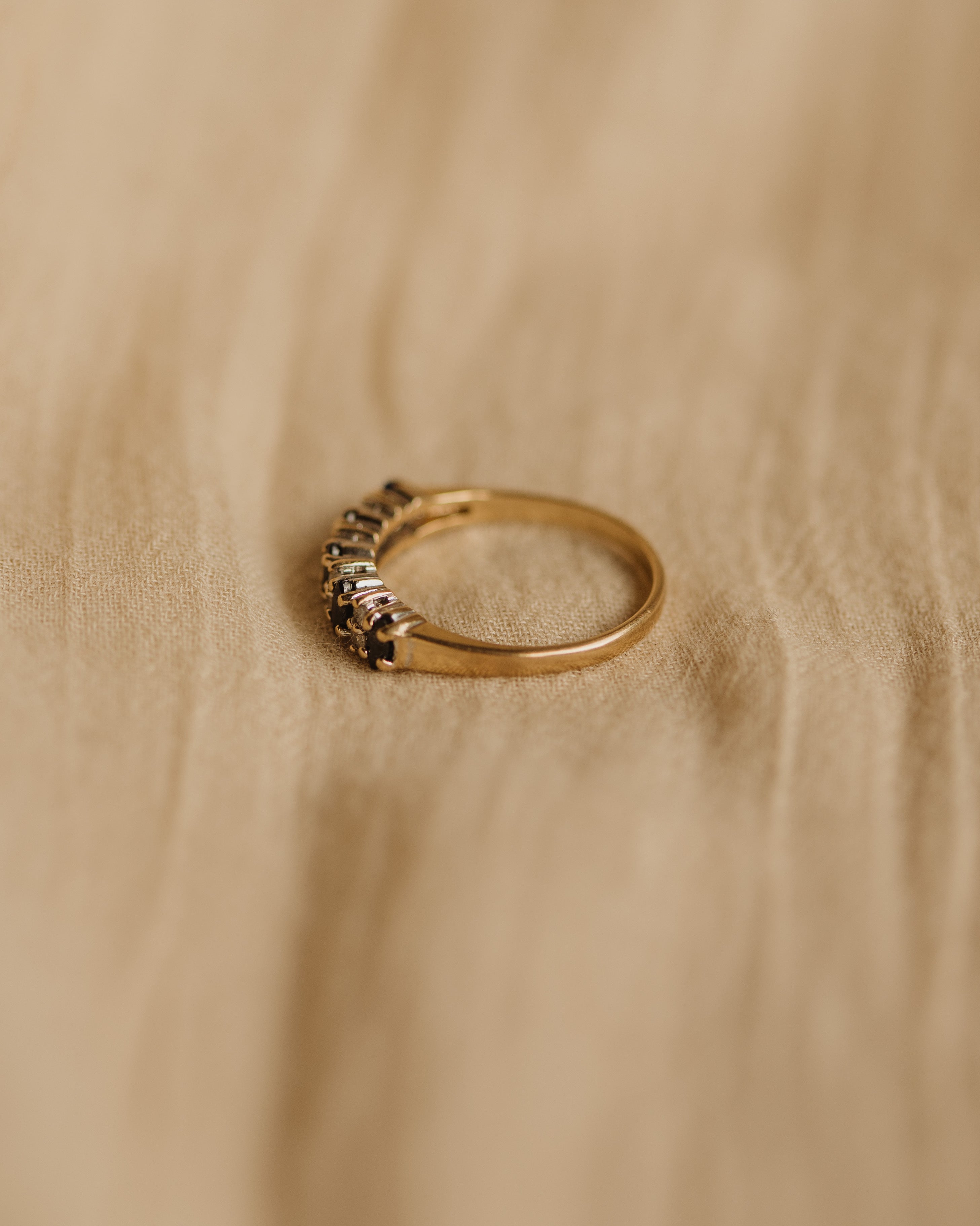 Pre Order Style Lottie 1991 9ct Gold Sapphire & Diamond Ring | Rock n Rose