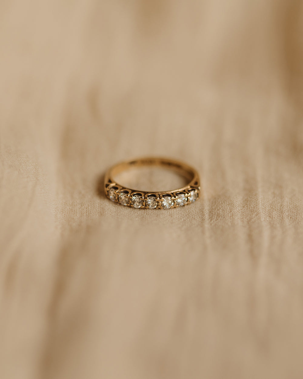 Josephine 1986 9ct Gold CZ Ring