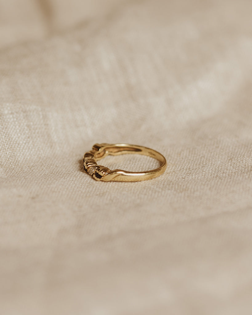 Alma 9ct Gold Sapphire & Diamond Ring