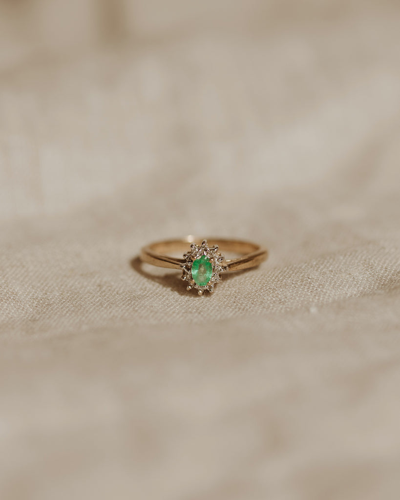Ivy 9ct Gold Emerald Ring