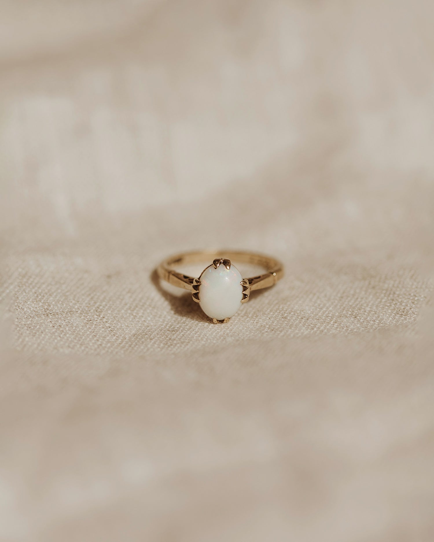 Image of Hazel 9ct Gold Opal Ring