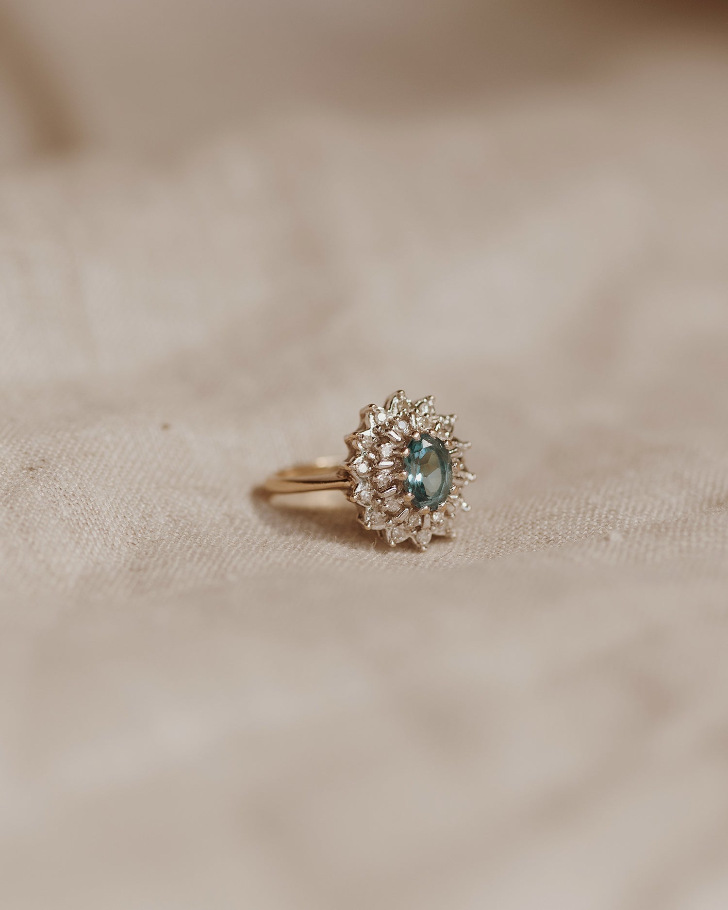 Maribel 9ct Gold Blue Topaz Ring