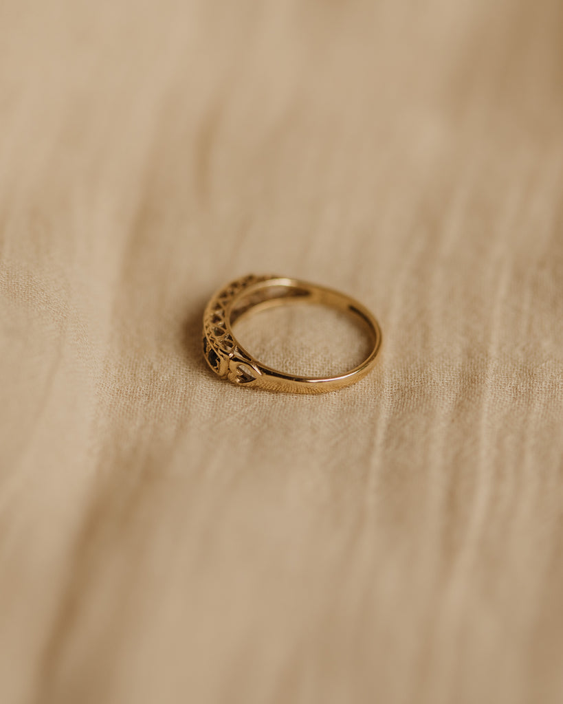 Dearest Rig Mable 1978 9ct Gold DEAREST Ring | Rock n Rose