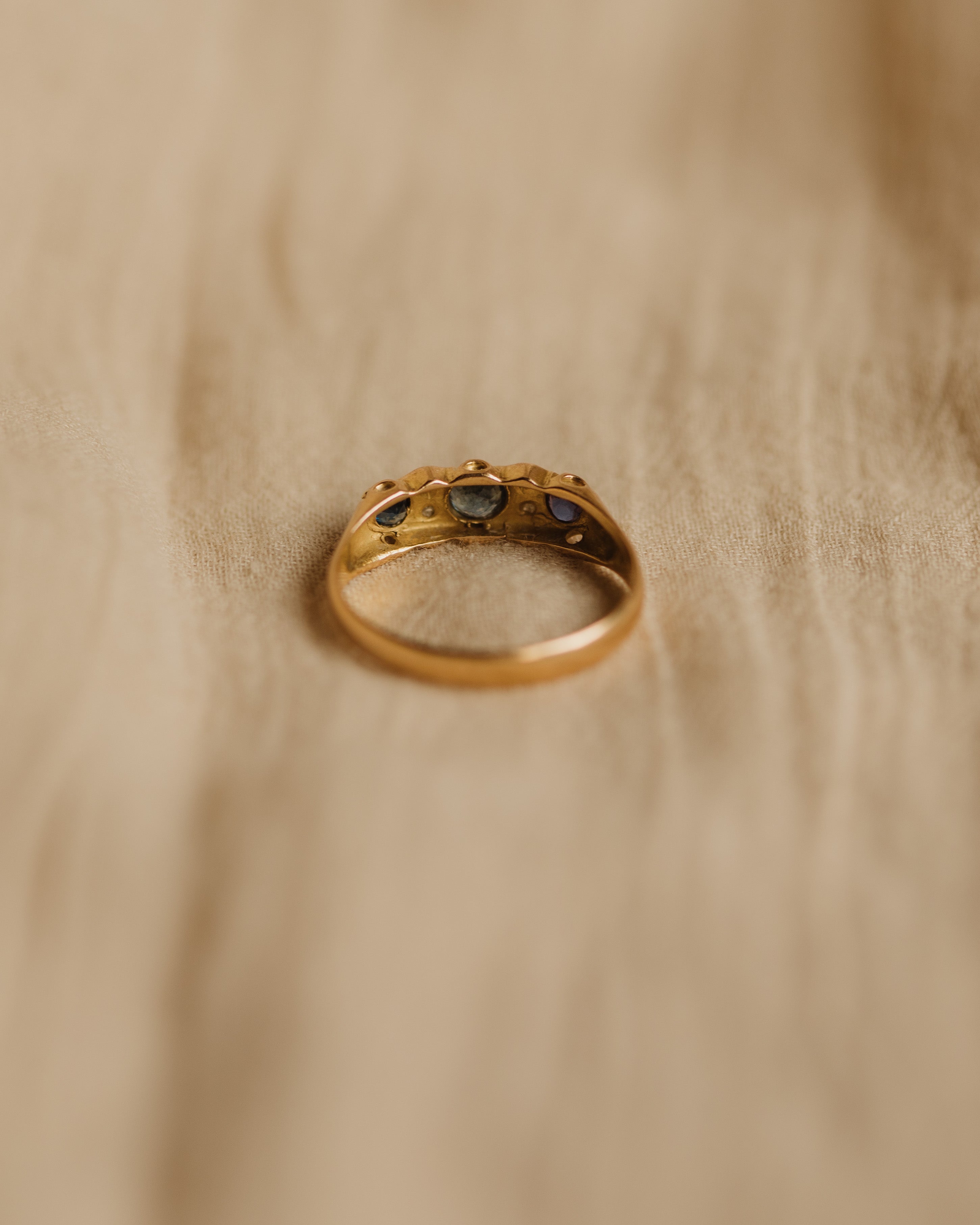 Emma 1906 18ct Gold Sapphire & Diamond Ring