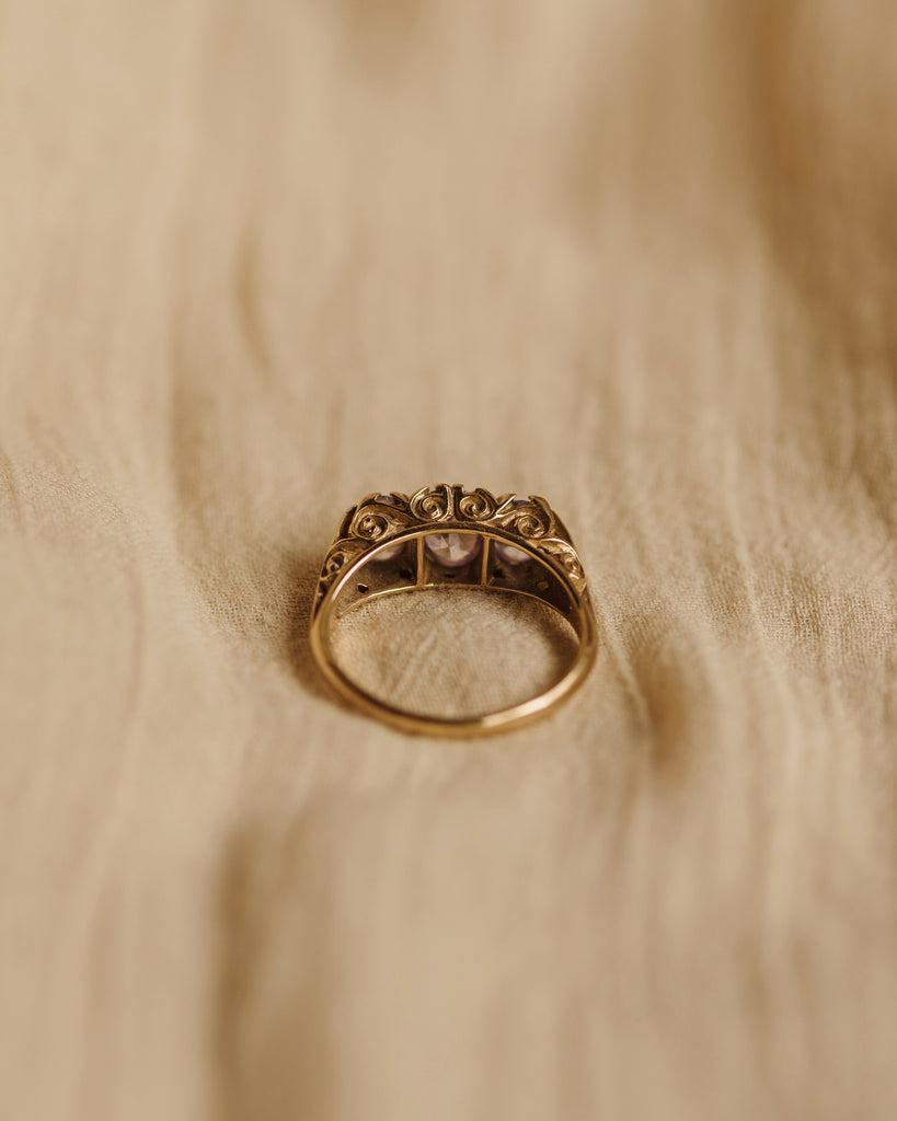 Marguerite Vintage 9ct Gold Amethyst Ring