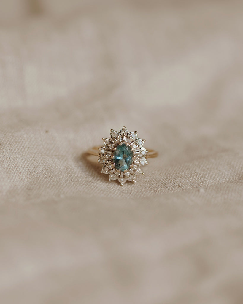 Maribel 9ct Gold Blue Topaz Ring