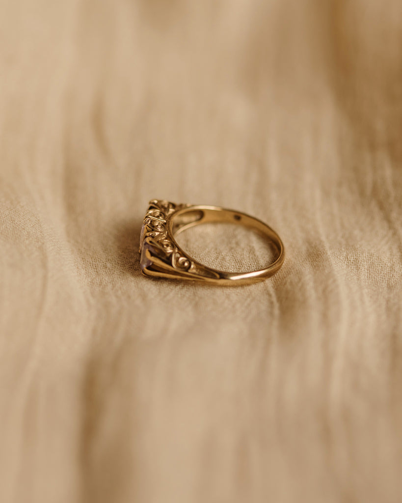 Marguerite Vintage 9ct Gold Amethyst Ring