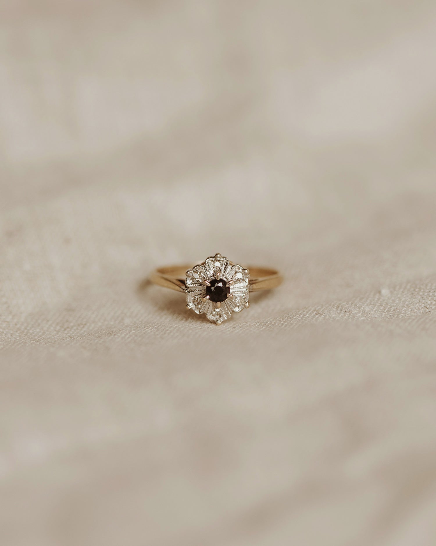 Clarice 9ct Gold Sapphire & Diamond Ring