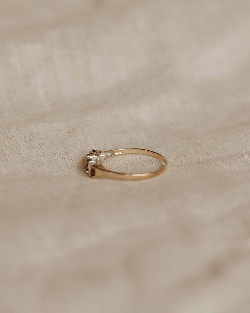 Ethel 9ct Gold Garnet Ring
