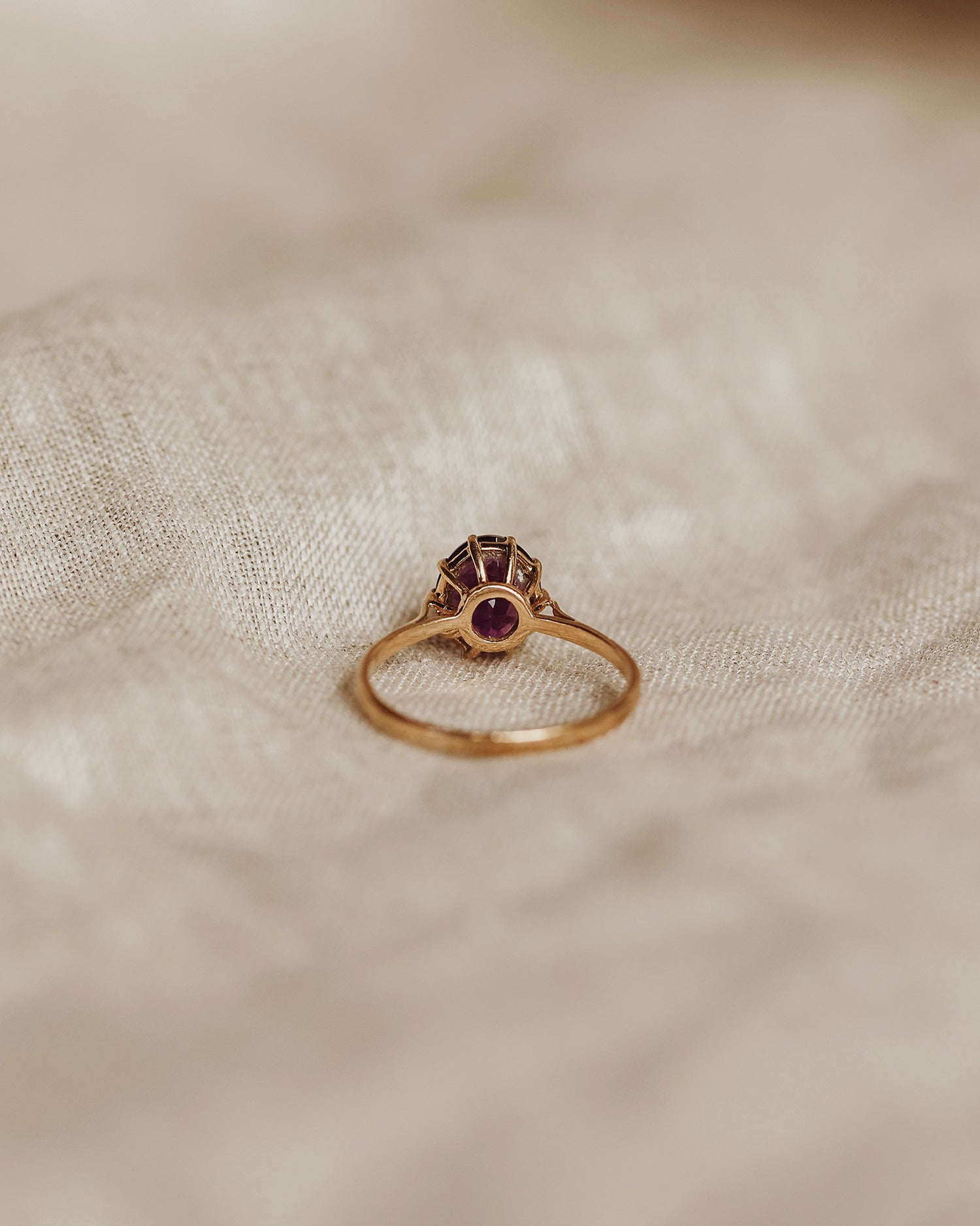 Olga 9ct Gold Amethyst Ring