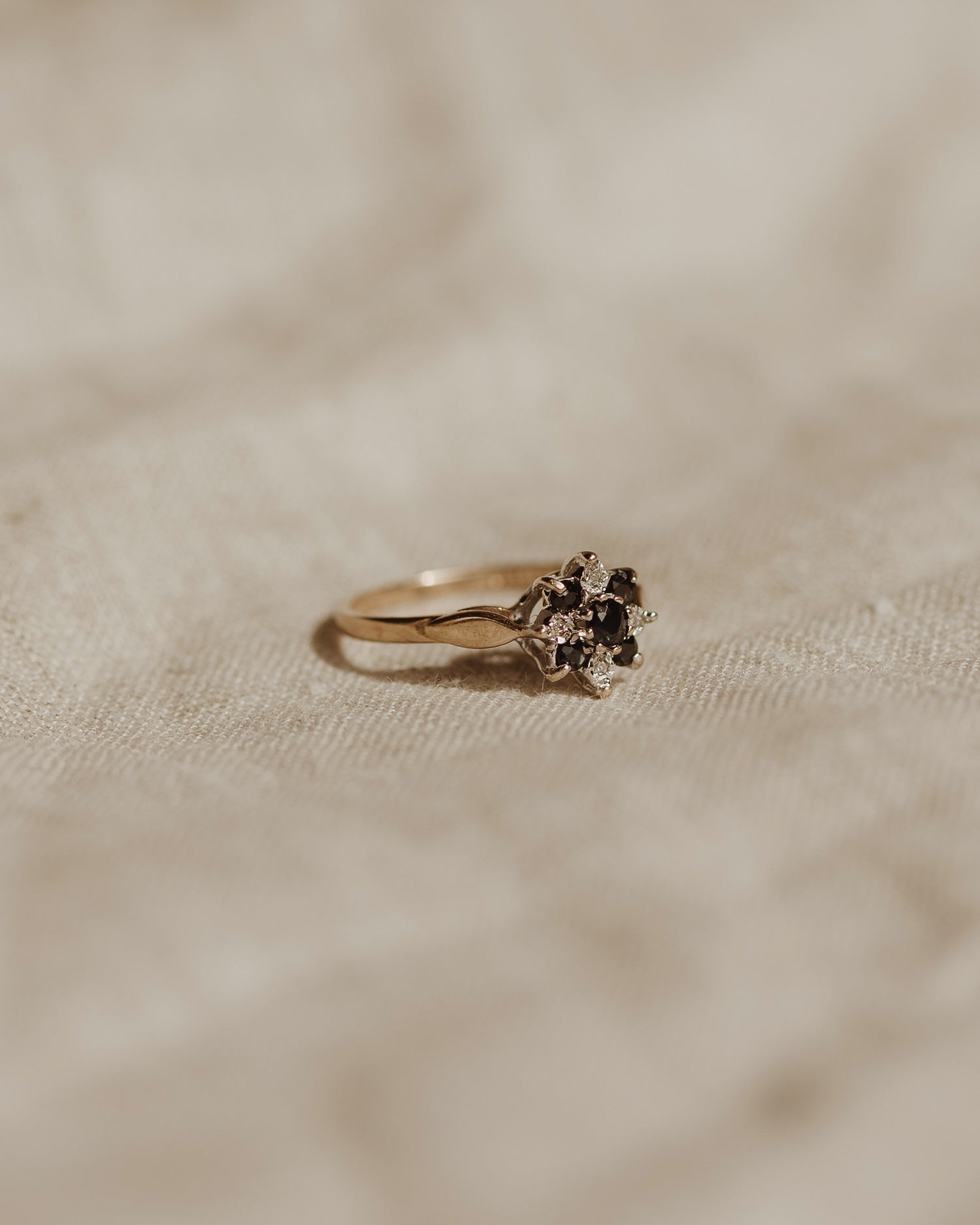 Loretta 9ct Gold Sapphire & Diamond Ring