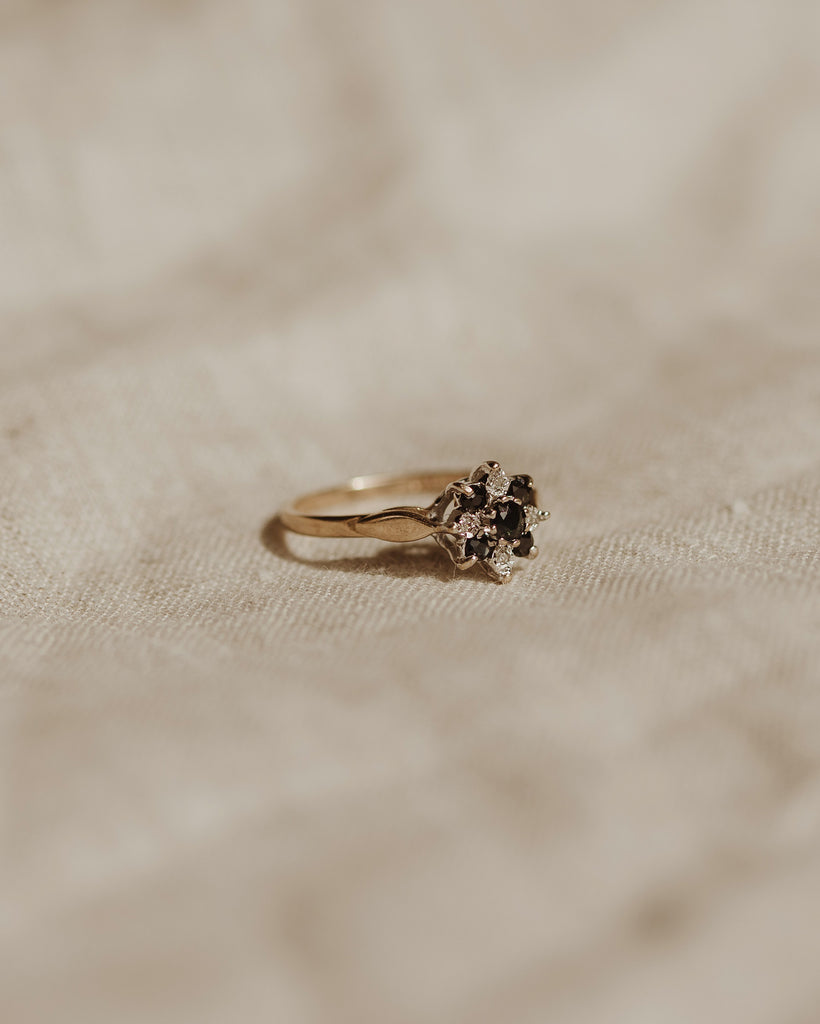 Loretta 9ct Gold Sapphire & Diamond Ring