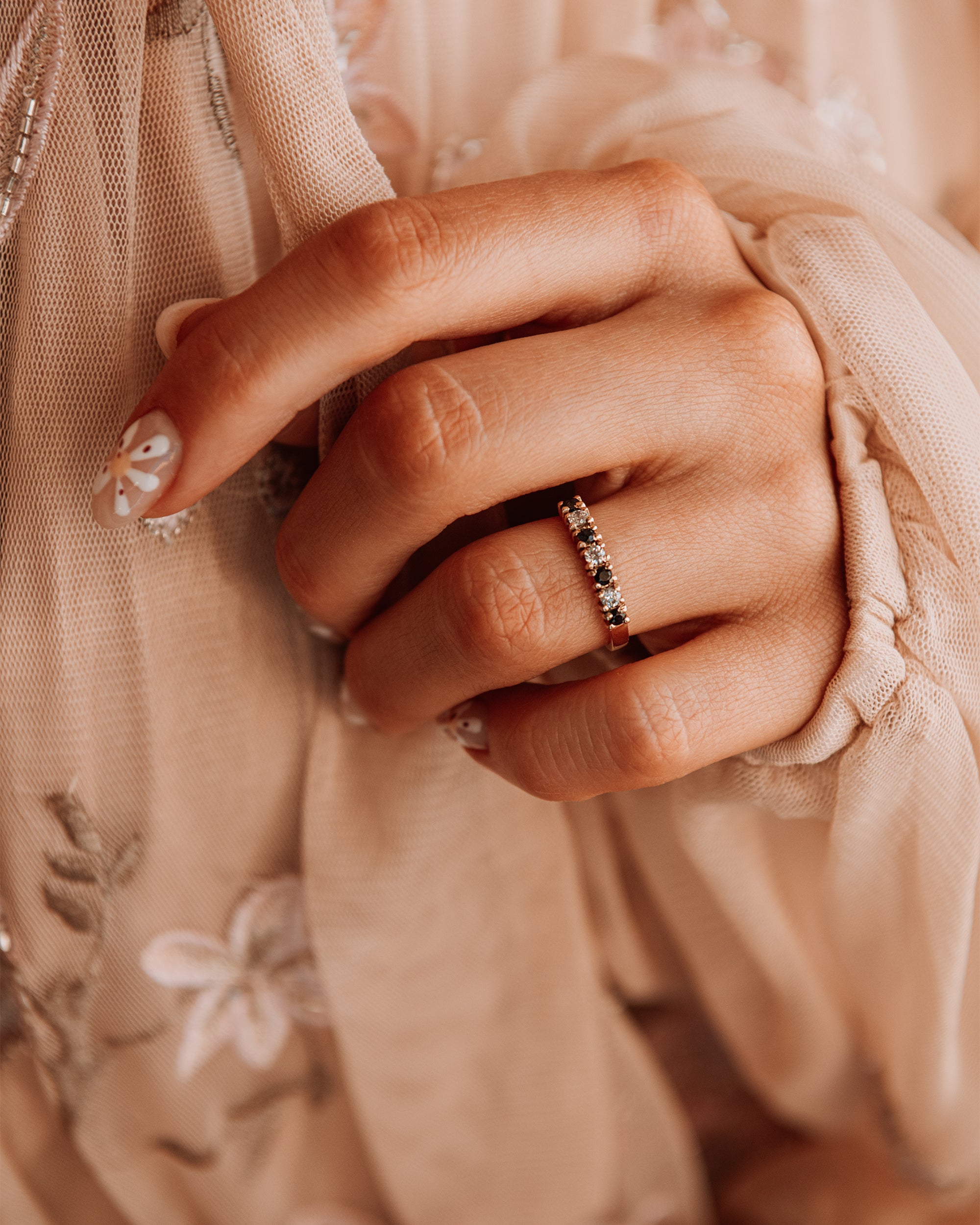 Image of Romy 9ct Gold Vintage Sapphire Ring